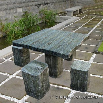 石雕公园桌凳