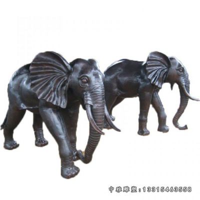 动物铜雕大象