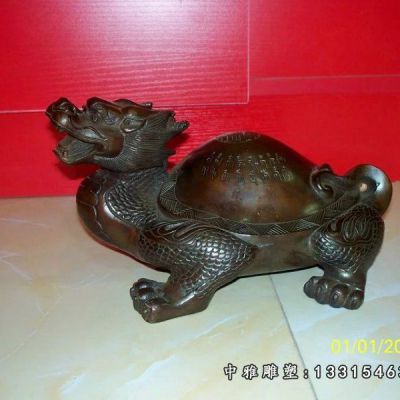 广场龙龟铜雕雕塑