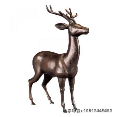铜雕抽象小鹿