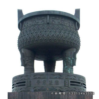 大型铜雕三足鼎雕塑