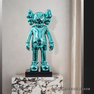 广场不锈钢机器人雕塑