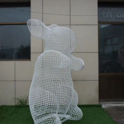 不锈钢镂空兔子