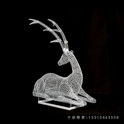 不锈钢镂空小鹿