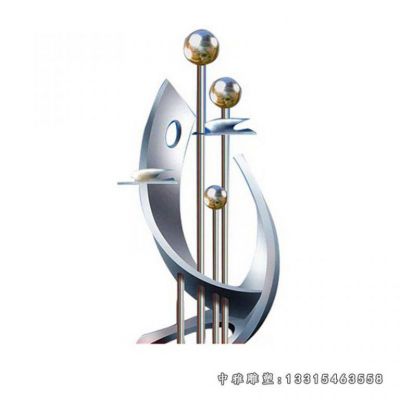 不锈钢校园景观雕塑