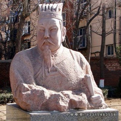 石雕历史人物曹操