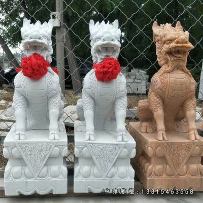 石雕动物麒麟