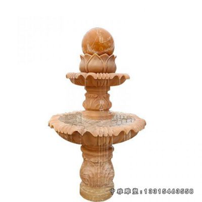 小区石雕风水球雕塑