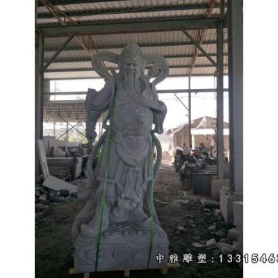 石雕历史人物关公