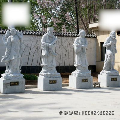 石雕广场八仙