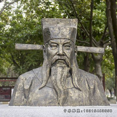 历史人物铜雕包公