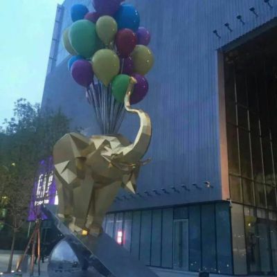 动物不锈钢大象