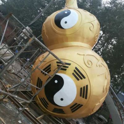 不锈钢葫芦雕塑