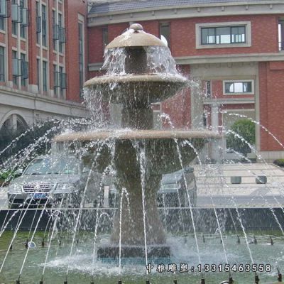 花园石雕喷泉雕塑