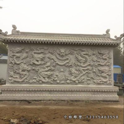 庭院影壁石雕雕塑