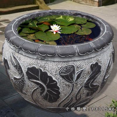 庭院石雕水缸