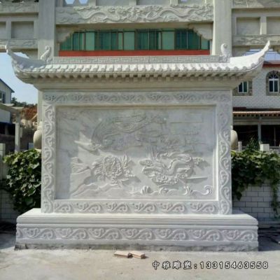 庭院影壁石雕雕塑