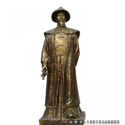 铜雕名人林则徐