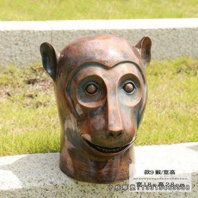 铜雕十二生肖动物雕塑