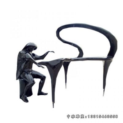 铜雕广场音乐人物