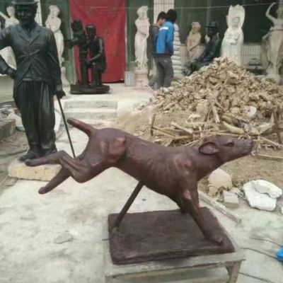 动物梅花鹿铜雕雕塑