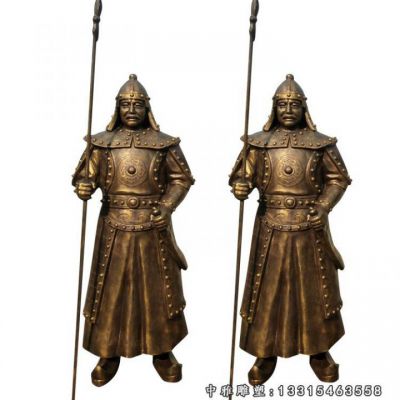 广场士兵铜雕雕塑