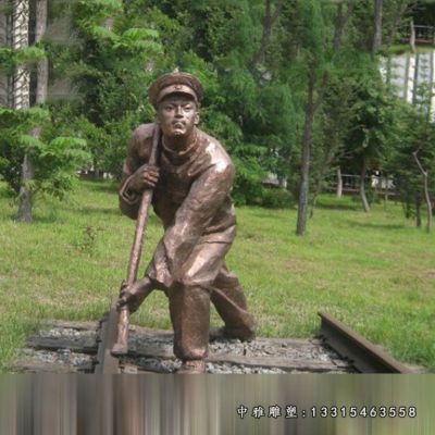 工程师詹天佑铜雕雕塑