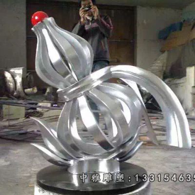不锈钢广场葫芦雕塑