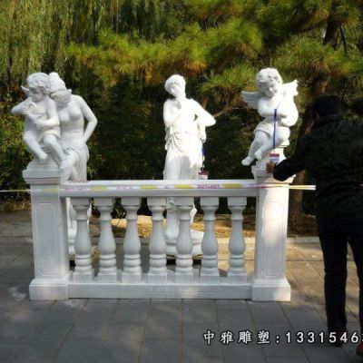 石雕欧式栏杆雕塑