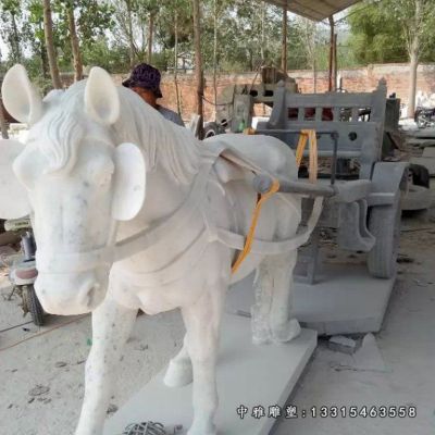 石雕公园十二生肖马