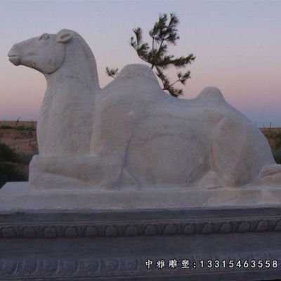 公园石雕骆驼