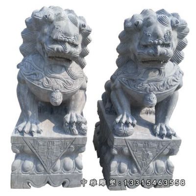 宅门狮子石雕