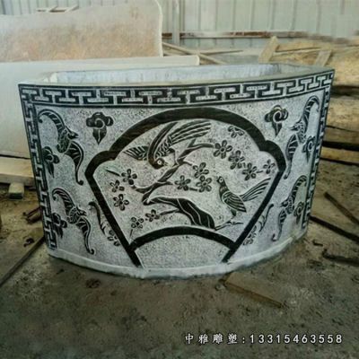 庭院石雕水缸