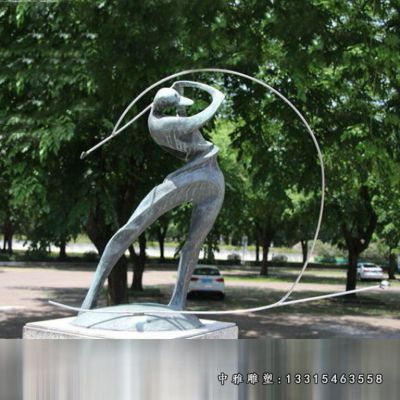 铜雕户外运动人物