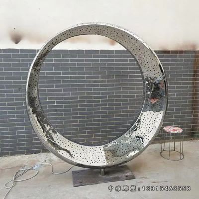 不锈钢公园灯饰雕塑