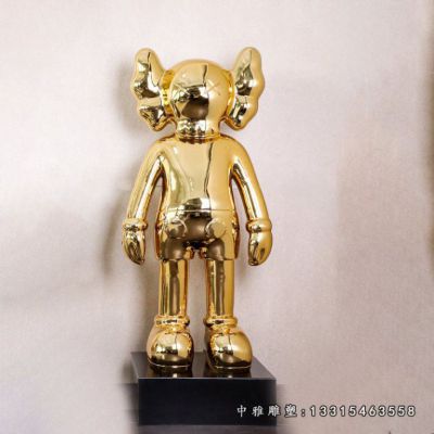 不锈钢卡通机器人雕塑