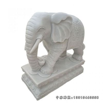 招财石雕大象雕塑
