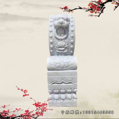 石雕宅门动物抱鼓石