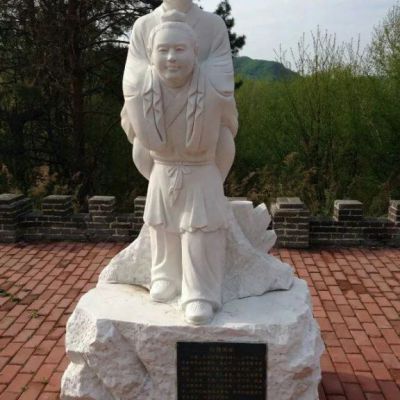 广场石雕二十四孝人物