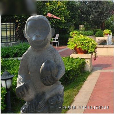 石雕公园猴子
