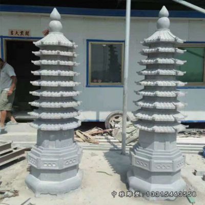 石雕大型塔雕塑