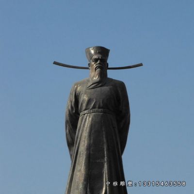 名人铜雕包公