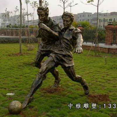 铜雕公园运动人物