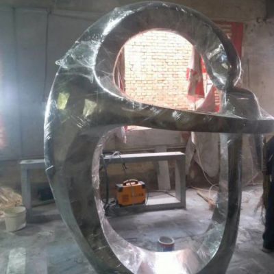 不锈钢抽象景观雕塑