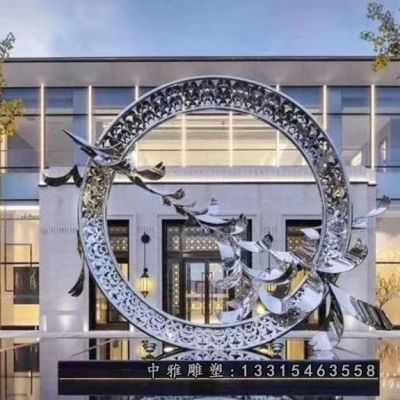 不锈钢动物大雁雕塑