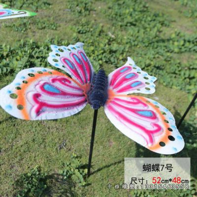 不锈钢公园蝴蝶雕塑