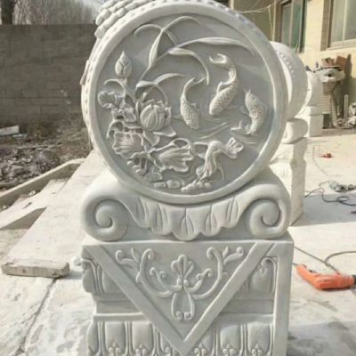 宅门石雕抱鼓石