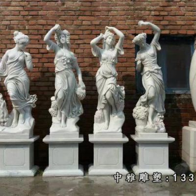 西方人物公园石雕