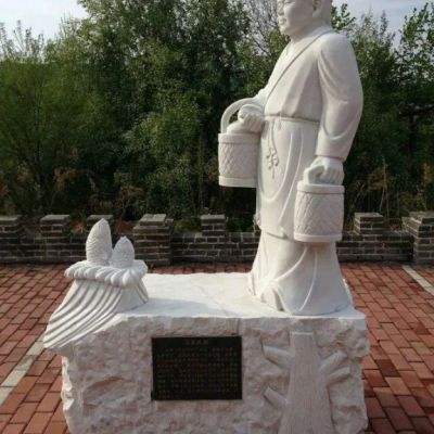 石雕二十四孝人物雕像