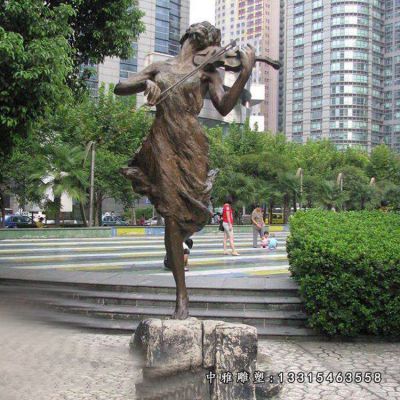 铜雕公园音乐人物